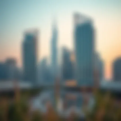 A modern skyline showcasing innovative architecture in Dubai