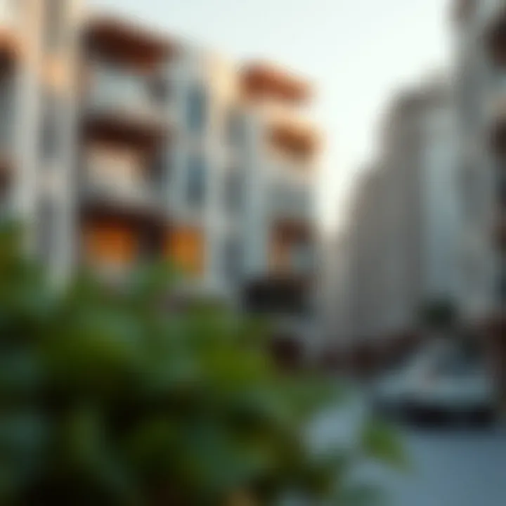 Stylish residential buildings in Al Jaddaf reflecting urban charm