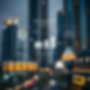 Socio-Economic Factors in Dubai's Property Market An infographic depicting socio-economic factors affecting property investments in Dubai