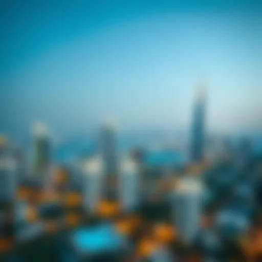 Stunning view of Al Wasl Residence skyline