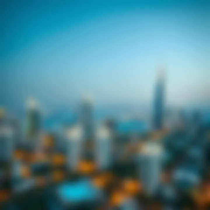 Stunning view of Al Wasl Residence skyline