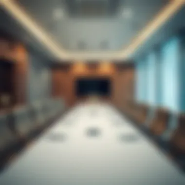 Meeting room setup in Al Zarouni Business Centre for professional use