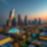 Stunning skyline view of Arada Sharjah