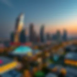 Stunning skyline view of Arada Sharjah