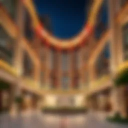 Stunning architectural view of Binsina Jumeirah Tower showcasing modern design.