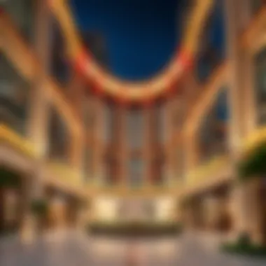 Architectural Marvel of Binsina Jumeirah Tower Stunning architectural view of Binsina Jumeirah Tower showcasing modern design.