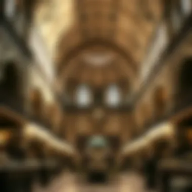 Interior layout of the Center of Ibn Battuta highlighting cultural displays and artifacts