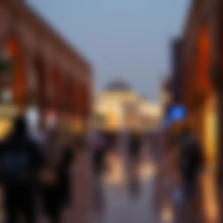 Tourists exploring the attractions at the Center of Ibn Battuta