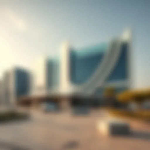 Stunning exterior view of Ciel Hotel showcasing its unique architectural design