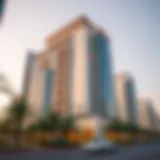 Stunning architecture of City Avenue buildings in Deira showcasing modern design elements