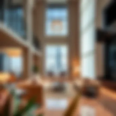 Interior design highlights of Aya Dubai featuring modern aesthetics