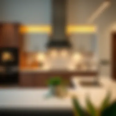 Modern kitchen amenities in a villa