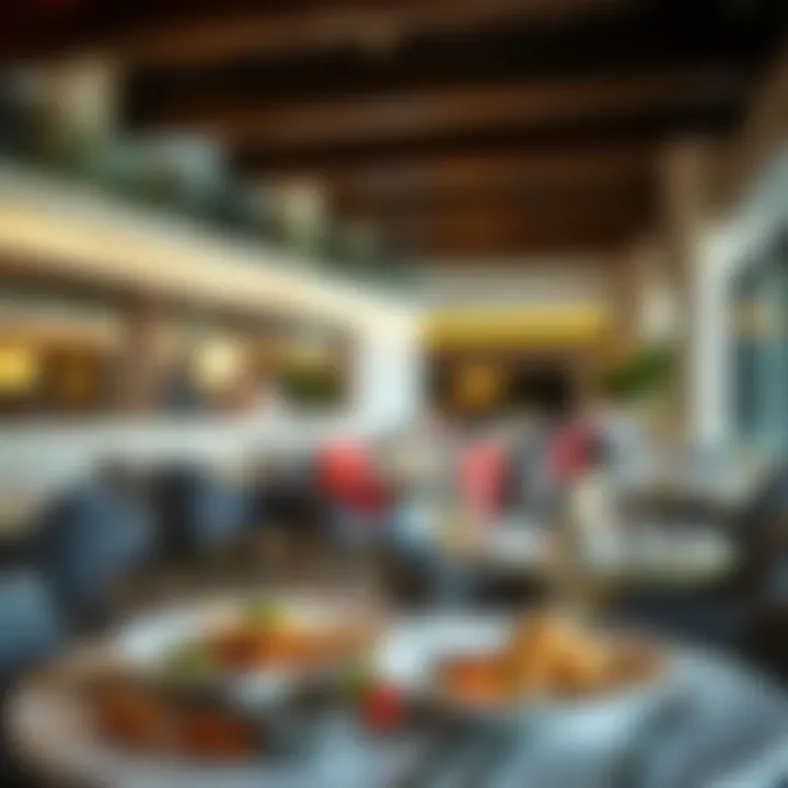 Diverse dining options available at Cote d'Azur Hotel featuring gourmet cuisine