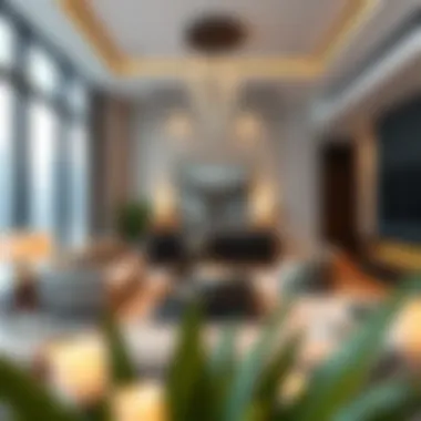 Elegant Interior Spaces at Damac Maison Canal Views Luxury interior design of a residence in Damac Maison Canal Views