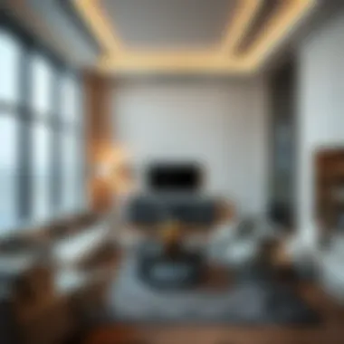 Interior of a luxury apartment available for rent