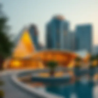 Cultural Hub of Dubai Cultural hub reflecting Dubai's heritage and modernity