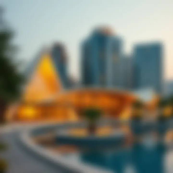 Cultural Hub of Dubai Cultural hub reflecting Dubai's heritage and modernity