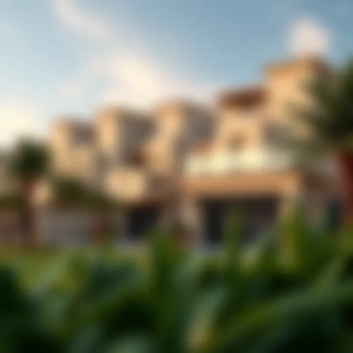 Residential Properties in Dubai Hills Golf Grove Stylish residential properties surrounding the golf course with contemporary architecture