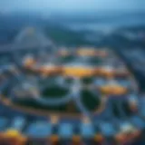 Aerial view of Dubai Investment Park showcasing its expansive layout