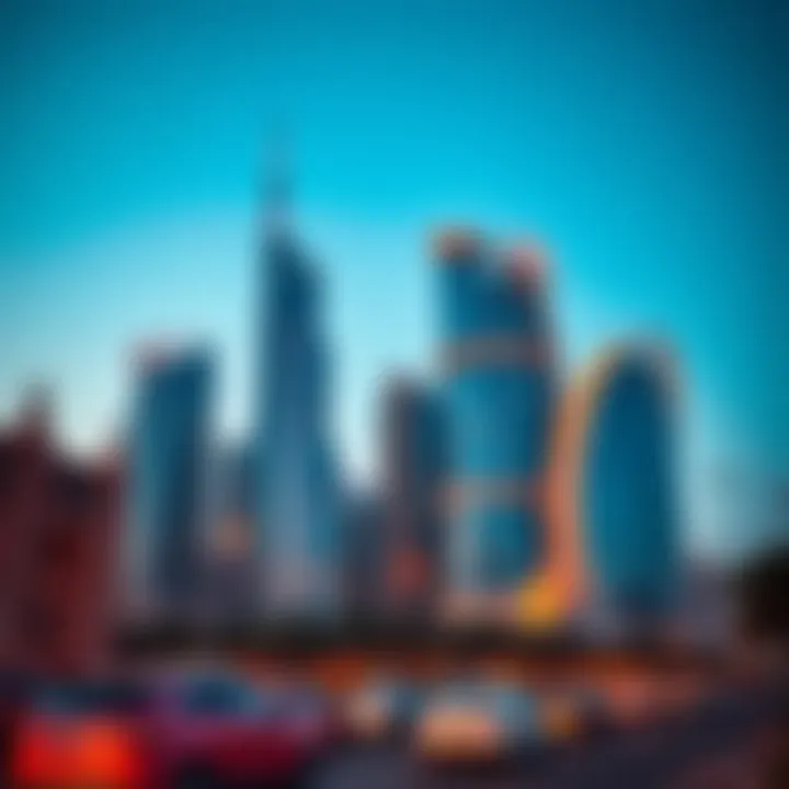 Landmarks surrounding Dubai Investment Park illustrating its prime location
