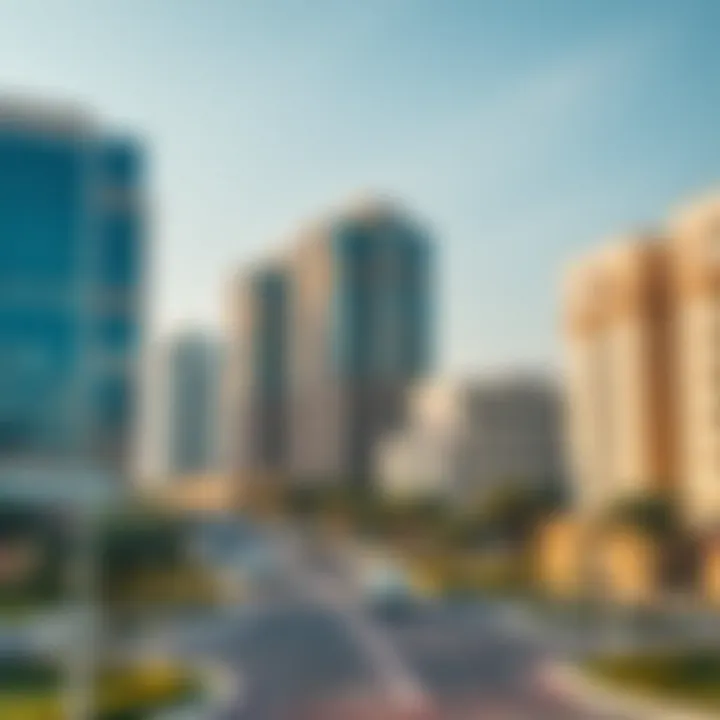 Visual representation of zoning regulations in Dubai Investment Park
