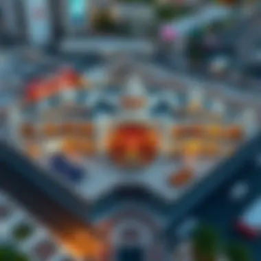 Aerial view of the Emirates Auction venue in Warsan showcasing the bustling environment