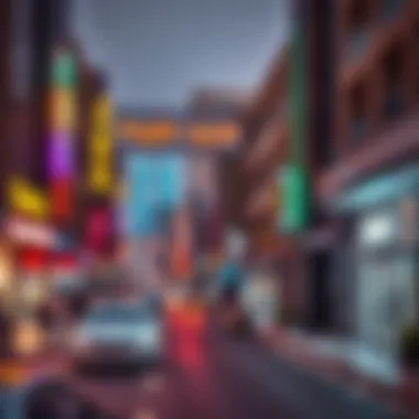 Vibrant street view of Deira