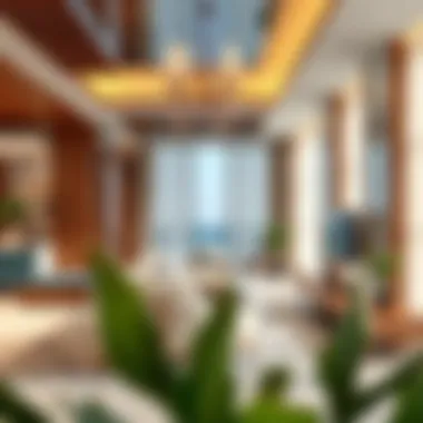 Architectural design elements of Address Fountain Views Tower 2