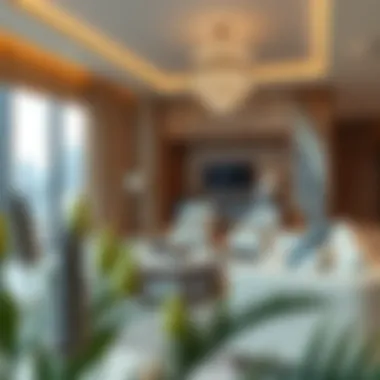 Interior layout options in Address Fountain Views Tower 2