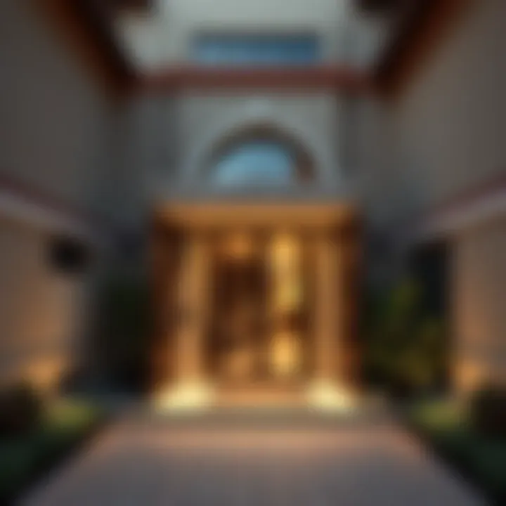 Entrance to Rental Property Welcoming entrance of a rental property