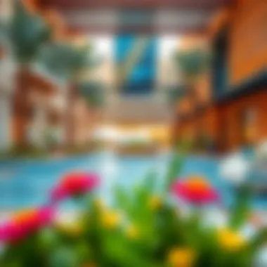 Vibrant community spaces and amenities within Al Ansari International City