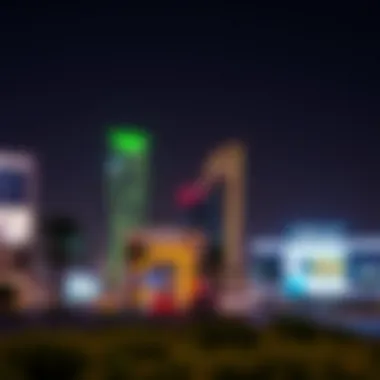 Investment opportunities in Al Ansari International City highlighted by real estate signage