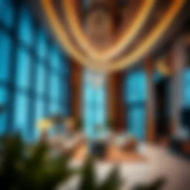 Interior design elements highlighting luxury finishes in Al Jawza Building