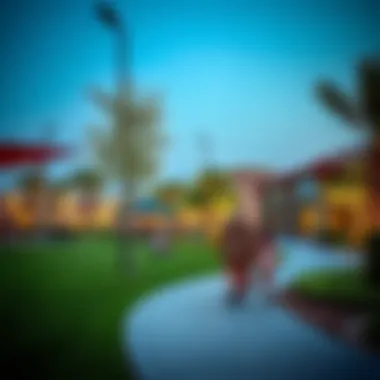 Community Park in Al Majara Community park in Al Majara with families enjoying