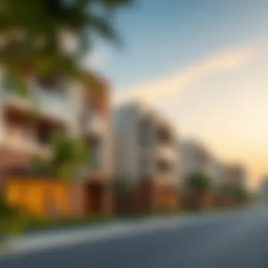 Residential Architecture in Al Majara Modern residential building in Al Majara