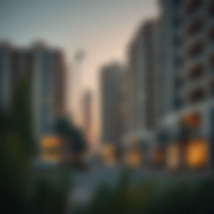 Luxury residential buildings in Al Sufouh