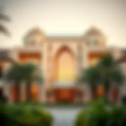 Exterior view of Al Waleed Paradise showcasing its unique architecture