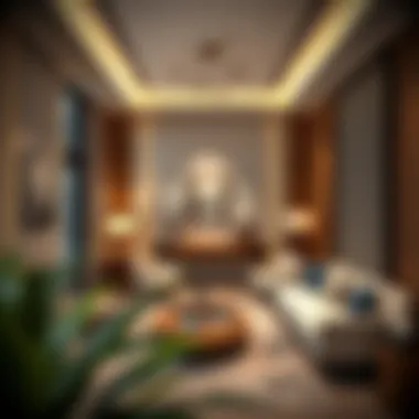 Consultation Area in Al Zahia Sales Office Professional consultation area within the Al Zahia sales office