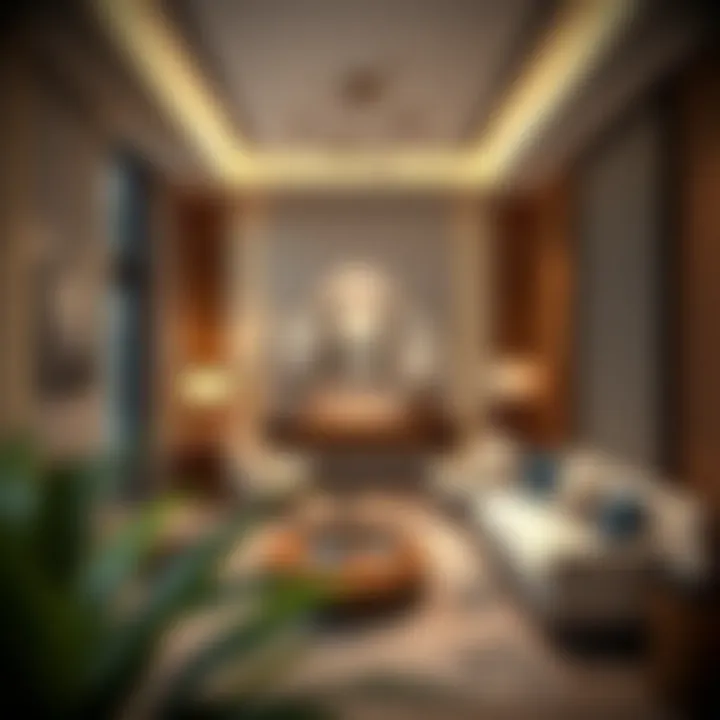 Consultation Area in Al Zahia Sales Office Professional consultation area within the Al Zahia sales office