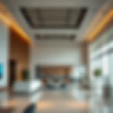 Modern Interior of Al Zahia Sales Office Interior view of the Al Zahia sales office showcasing modern design