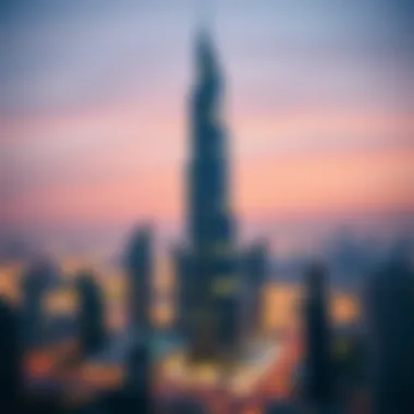 Skyline of Dubai featuring Al Zarooni Tower