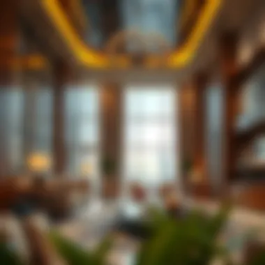 Elegant Interior of Al Zarooni Tower Interior design of Al Zarooni Tower