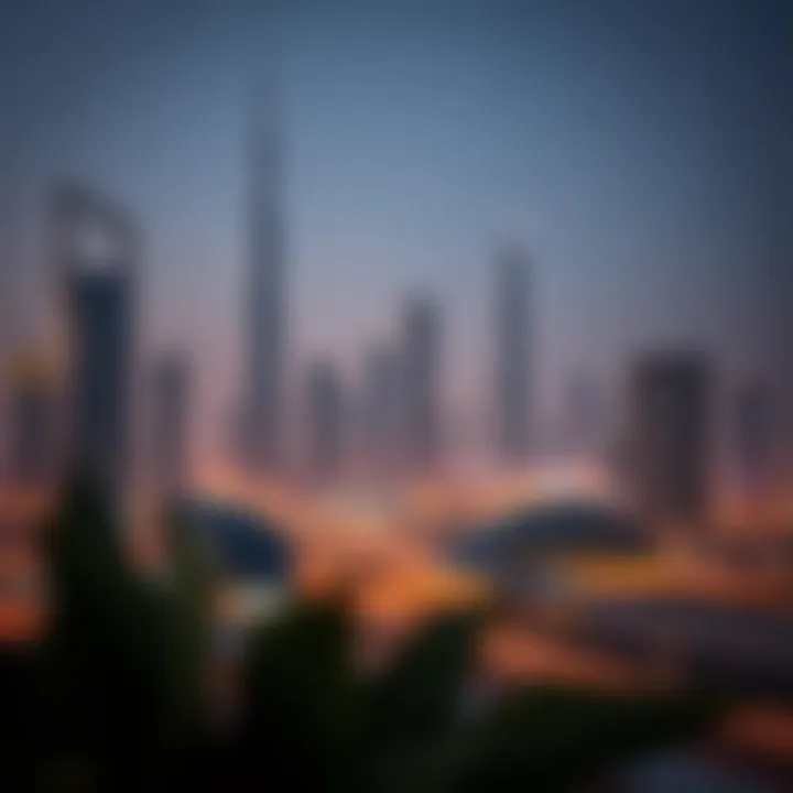Dubai Skyline: A Modern Marvel Stunning skyline view of Dubai showcasing modern architecture
