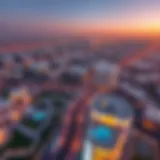 Aerial view of Amer Al Twar showcasing modern architecture and urban layout