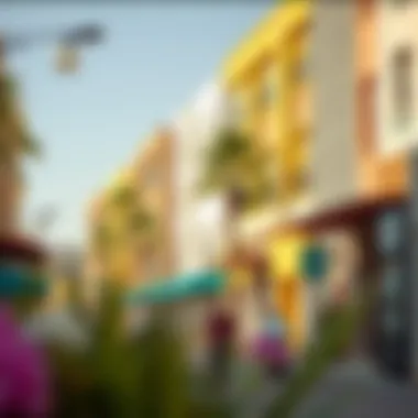 Vibrant streetscape of Amer Al Twar reflecting local culture and lifestyle