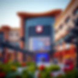 Stunning exterior view of Arabian Ranches Retail Mall showcasing modern architecture