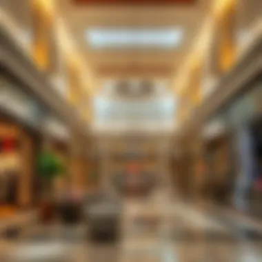 Elegant interior design of a retail space within Arabian Ranches Retail Mall