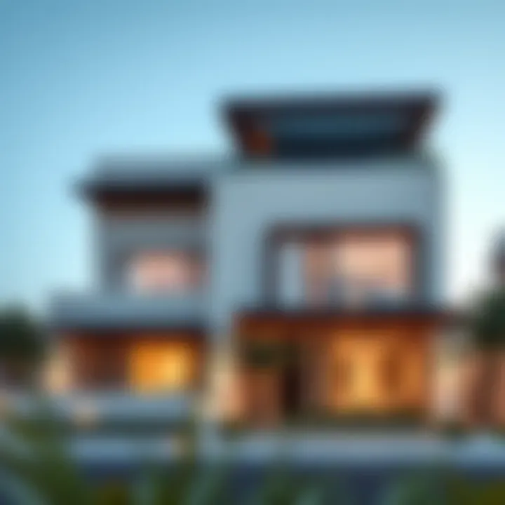 Arenco Villas Exterior Design Stunning exterior view of Arenco Villas showcasing contemporary architecture