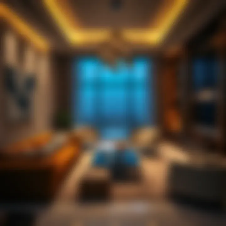 Interior Living Space of Arenco Villas Lavishly designed interior living space reflecting luxury and comfort