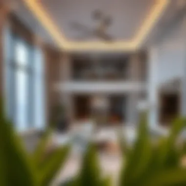 Interior design of a luxury property developed by Asteco